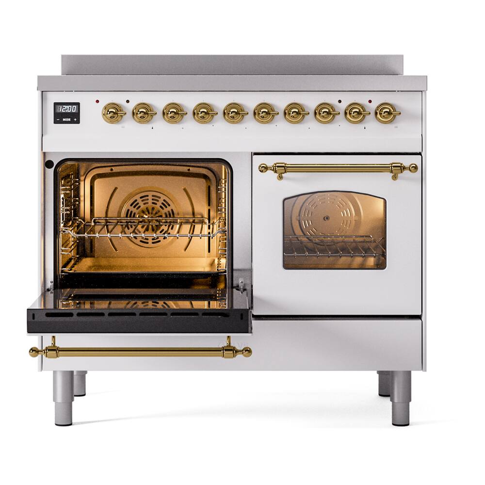 ILVE Nostalgie II Series 40 in. Induction Range with 6 Induction ...