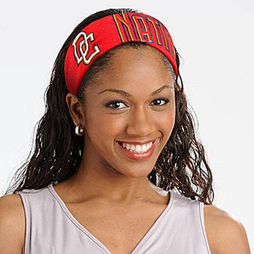 Front. Little Earth - Washington Nationals Baseball FanBand Jersey Headband - Multi.
