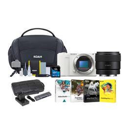 Sony - ZV-E10 II Mirrorless Camera (White) with 11mm f/1.8 Lens Bundle