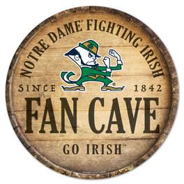 WinCraft - Notre Dame Fighting Irish 14'' Circular Wood Sign - Multicolor