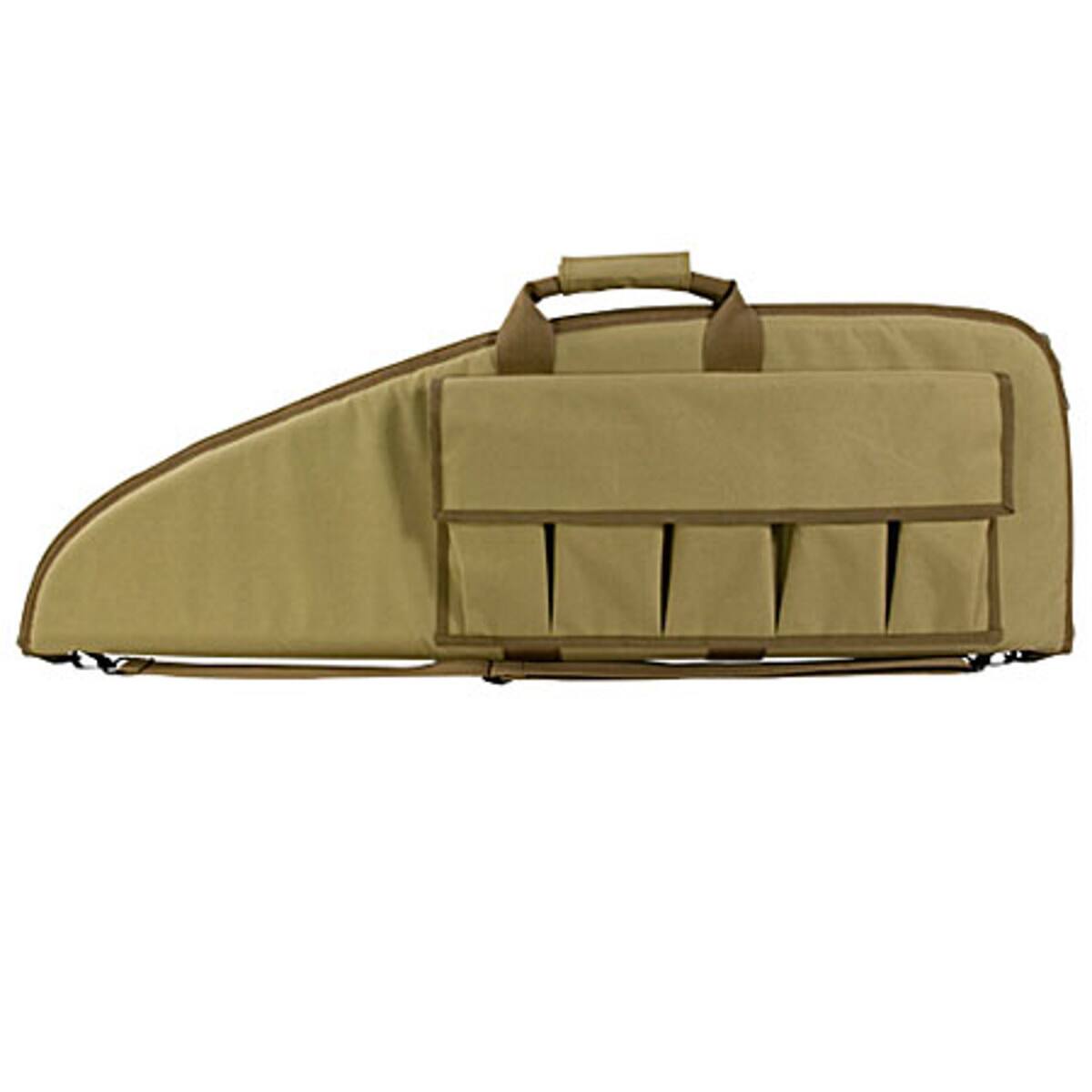 Front. NcSTAR - NcSTAR Vism 40x13" Soft Rifle & Shotgun Case, Tan - Tan.