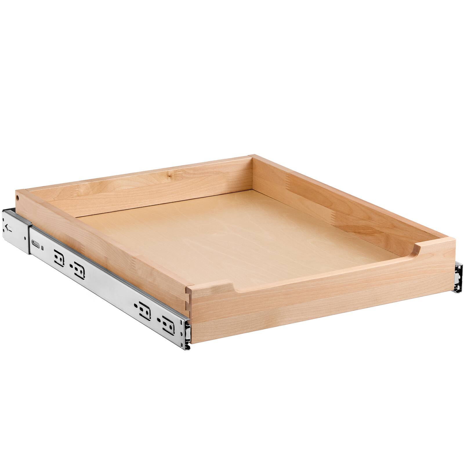 Alt View 5. VEVOR - Pull Out Cabinet Organizer, 17"W x 21"D Cabinet Drawer, Soft Close Slide out Shelf, Heavy-Duty Sliding Wood Drawer - Wood.