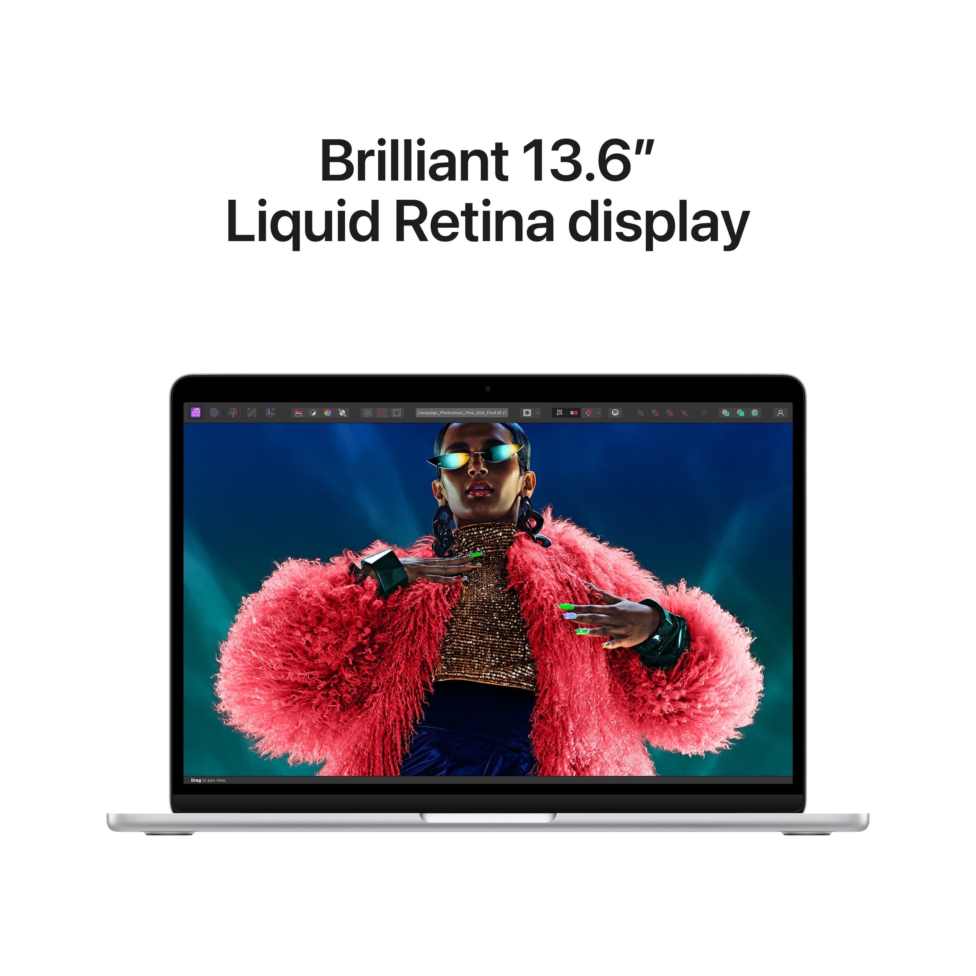Brilliant 13.6" Liquid Retina Display