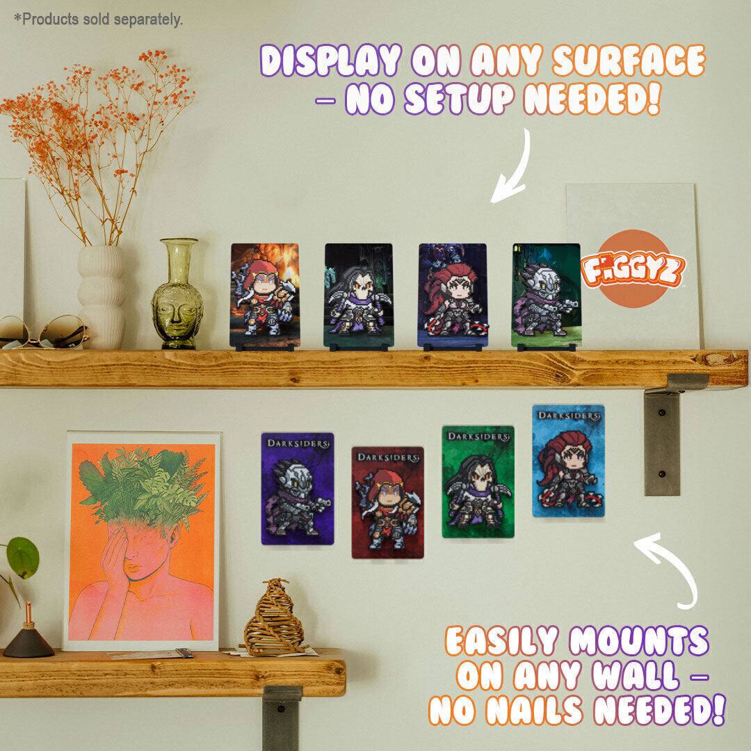 *Products sold separately.

DISPLAY ON ANY SURFACE - NO SETUP NEEDED!

EASILY MOUNTS ON ANY WALL - NO NAILS NEEDED!