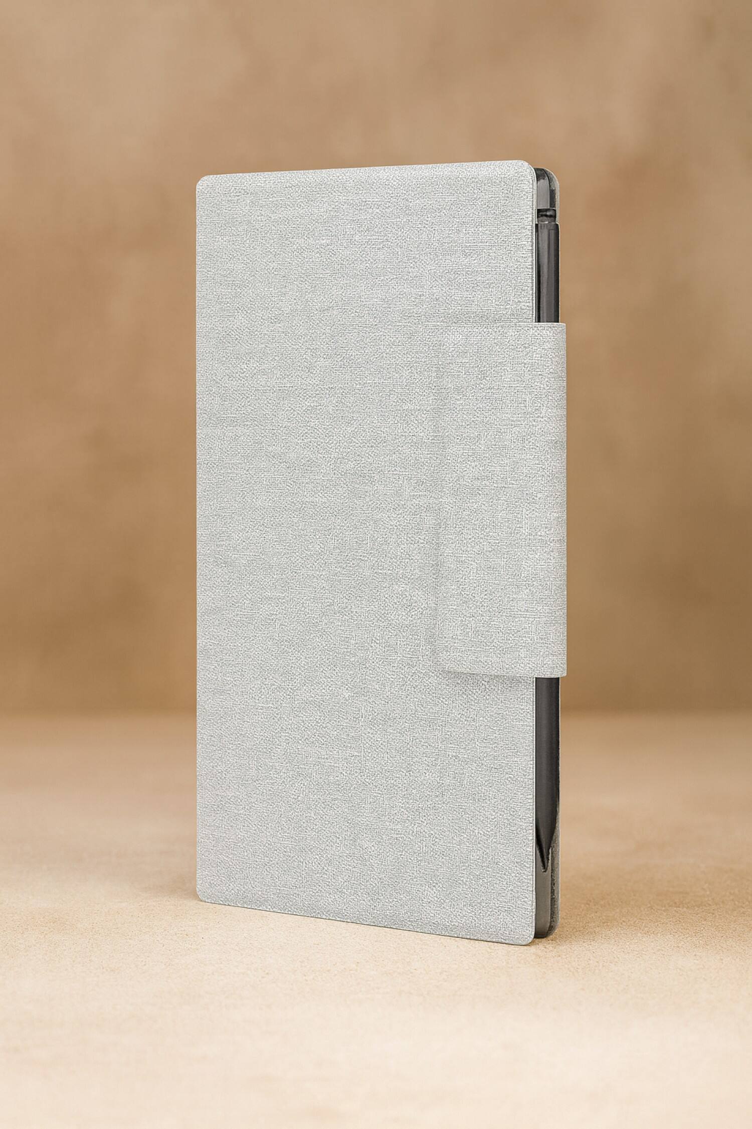 Angle. SaharaCase - reMarkable Paper Pro Move 7.3" Case | Slim Woven Folio | Auto Wake/Sleep | Venture Series - Stone Gray.