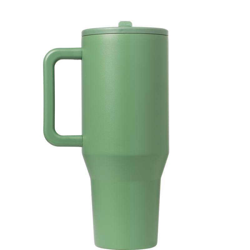 Front. HydroJug - 32 oz Sage BPA Free Travel Tumbler - Green.
