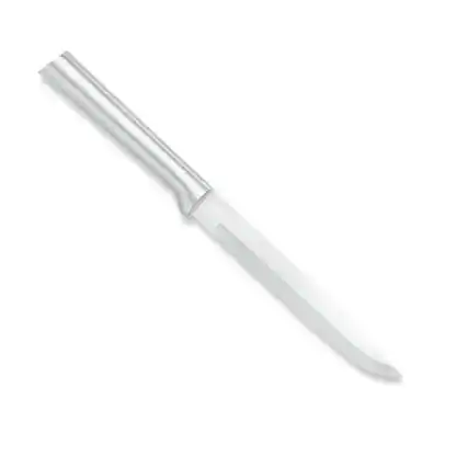 Front. Rada - Cutlery 4.875-Inch Utility/Steak Knife, Aluminum Handle - Silver.