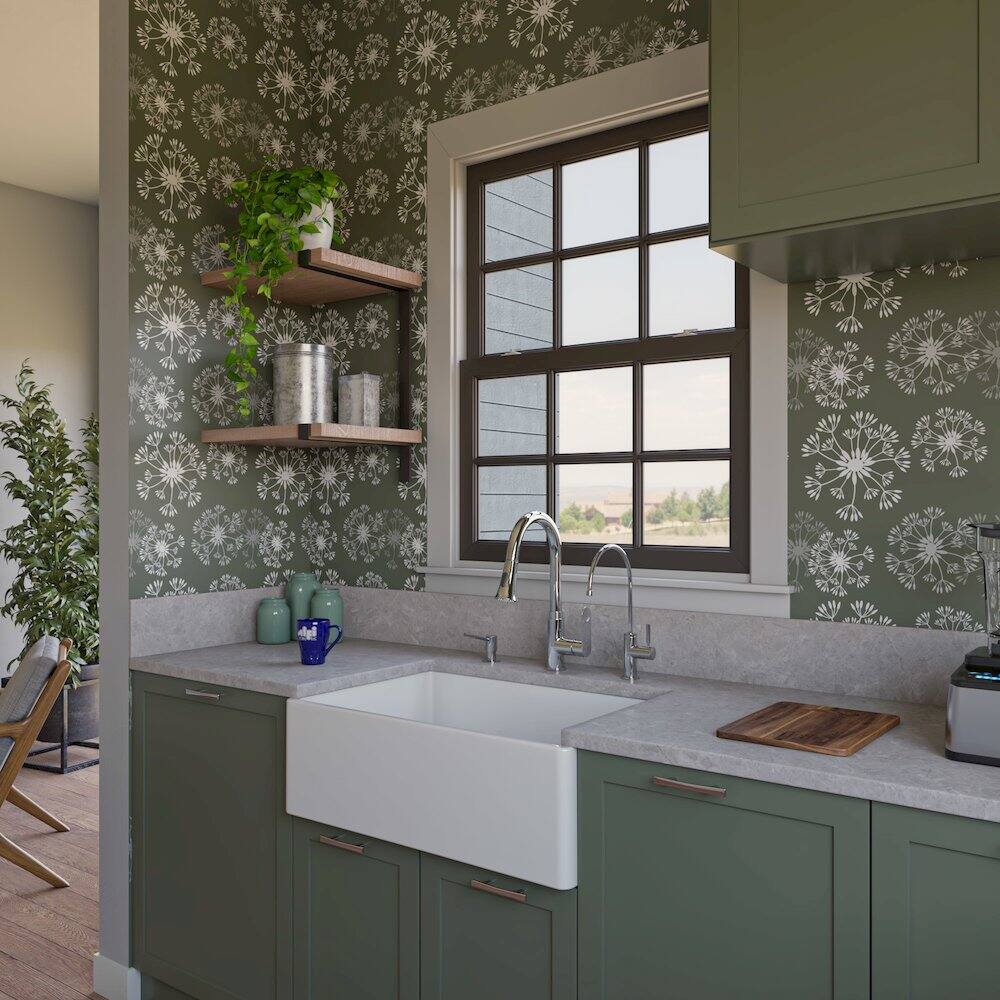 Alt View 6. Alfi - ALFI brand White 30 Contemporary Smooth Apron Fireclay Farmhouse Kitchen Sink - White.