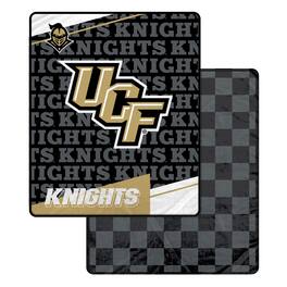 Pegasus - UCF Knights 60" x 70" Diagonal Ghost Checkered Double-Sided Blanket - Multicolor