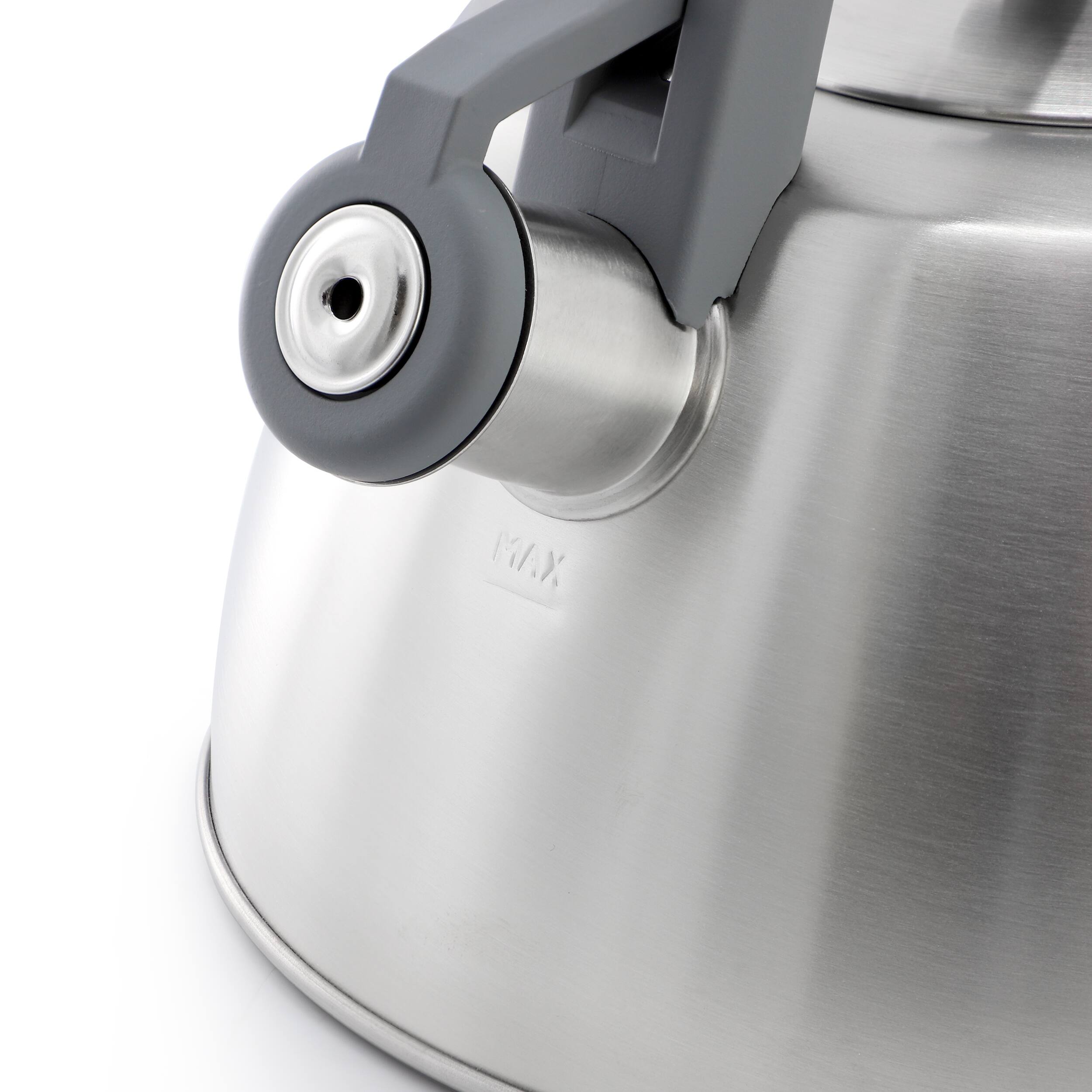 Alt View 3. Oster - Oster Beauford 2.8 Quart Stainless Steel Whistling Tea Kettle - Silver.