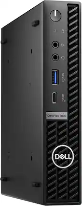 Dell - Refurbished Excellent - Optiplex 7000 Micro i5-12400T 16GB 512GB SSD Windows 11 Pro - Black