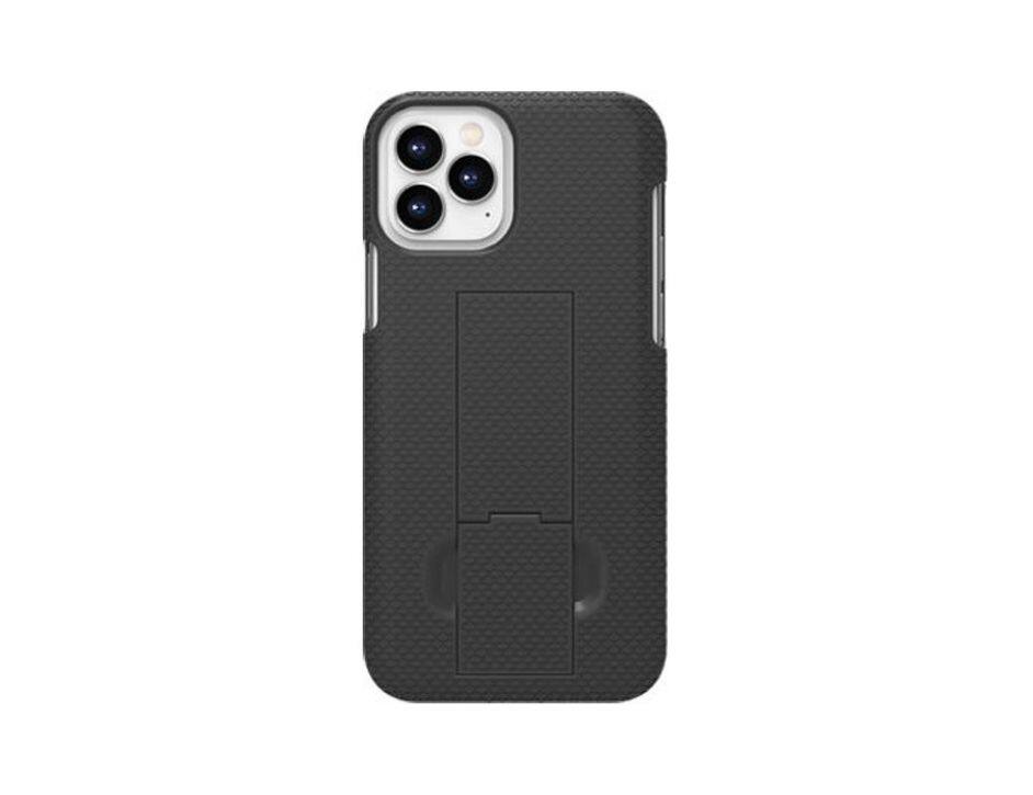 Front. Verizon - Verizon Shell and Holster for iPhone 6.1in - Black.