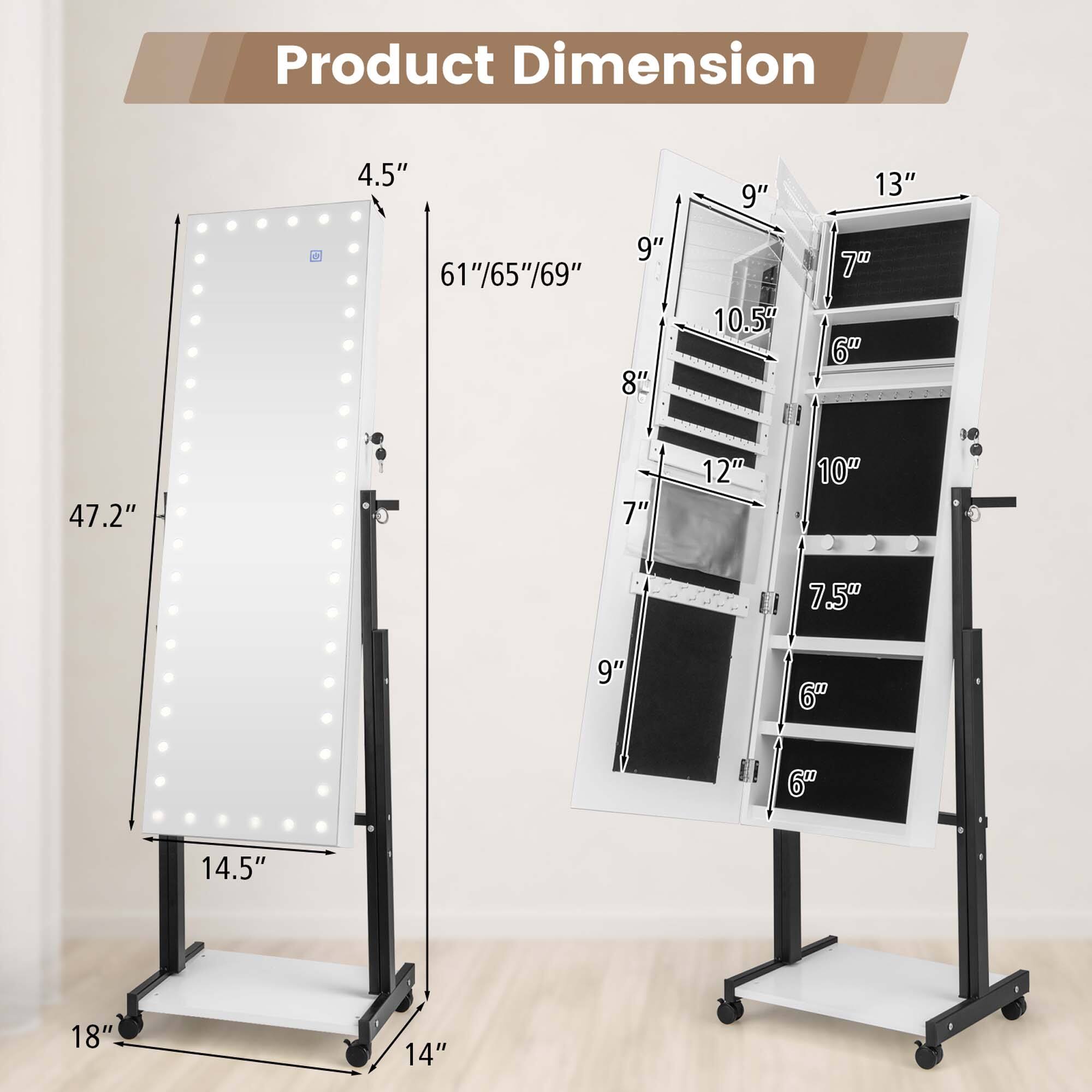 Product Dimension

- 4.5"
- 47.2"
- 14.5"
- 18"
- 14"
- 61"/65"/69"
- 9"
- 13"
- 7"
- 6"
- 10.5"
- 8"
- 12"
- 10"
- 7.5"
- 6"
- 6"
- 14.5"
- 18"
- 14"