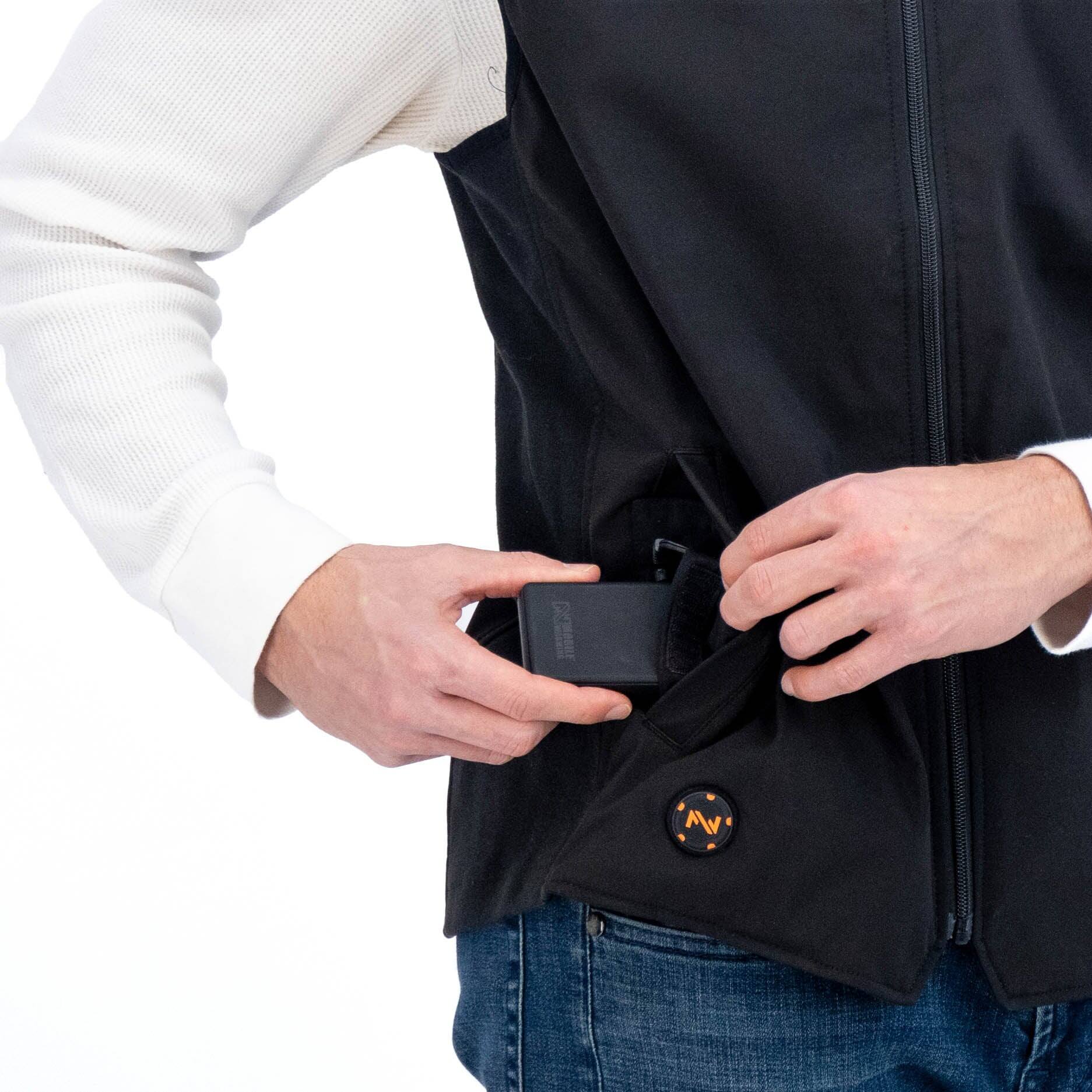 Alt View 7. Mobile Warming - Unisex Peak Heated Vest - Black.