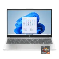 HP - 15.6" Touch-Screen Laptop - AMD Ryzen 5 - 16GB Memory - 256GB SSD - Natural Silver - Front_Zoom