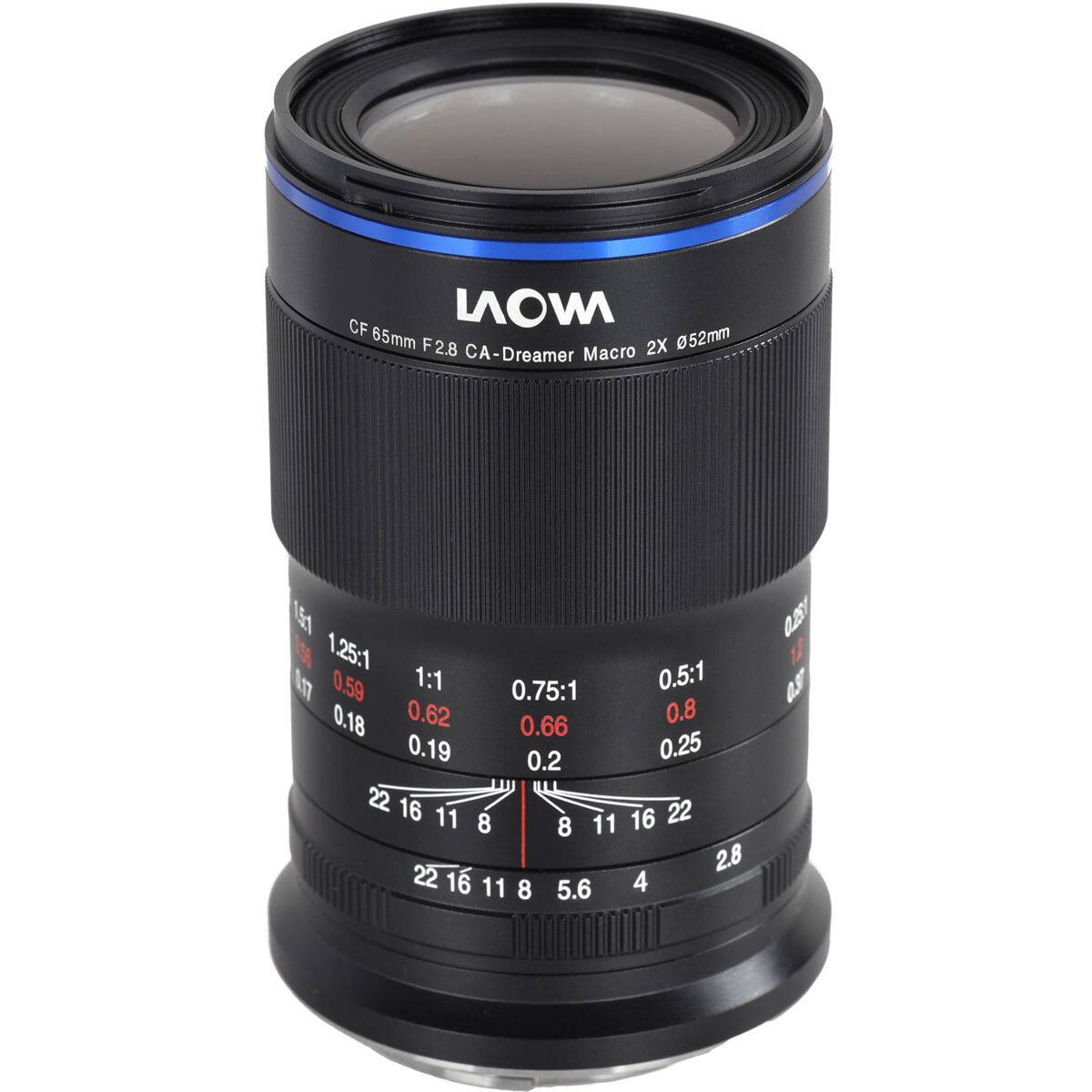 CF 65mm F2.8 CA-Dreamer Macro 2X 52mm

1.25:1 0.59
1:1 0.62
0.75:1 0.66
0.5:1 0.19
0.25:1 0.18

22 16 11 8 5.6 4

22 16 11 8
