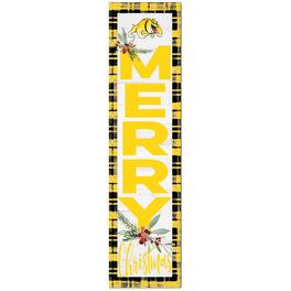 Jardine - Bowie State Bulldogs 12'' x 48'' Outdoor Christmas Leaner - White