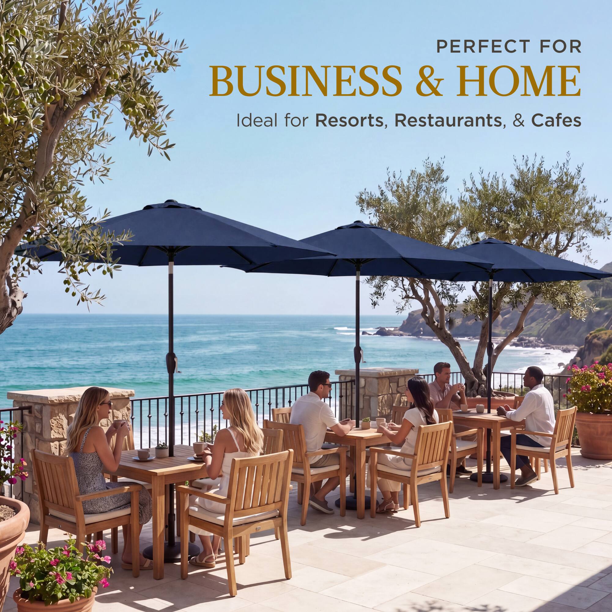 PERFECT FOR BUSINESS & HOME  
Ideal for Resorts, Restaurants, & Cafes