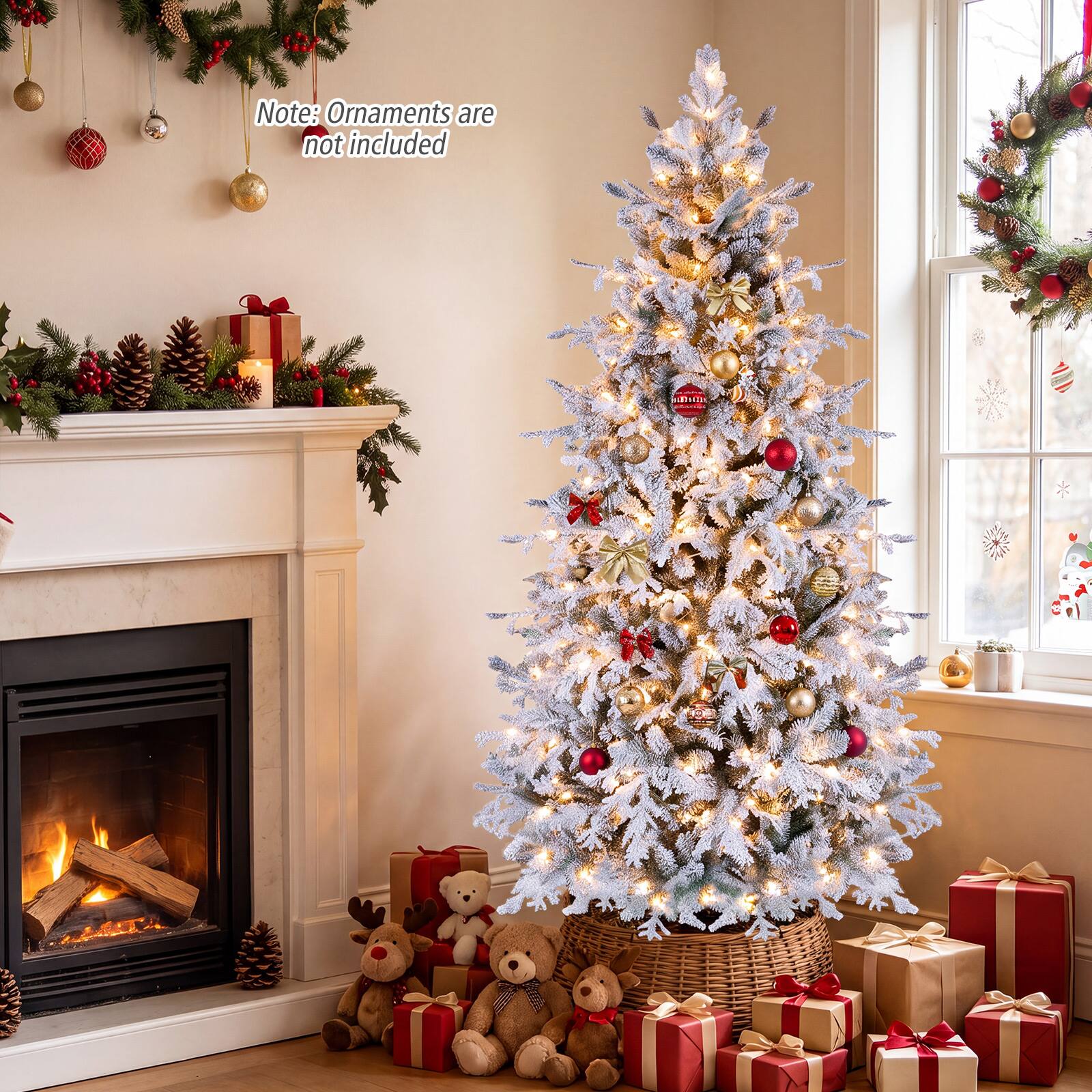 Note: Ornaments are not included