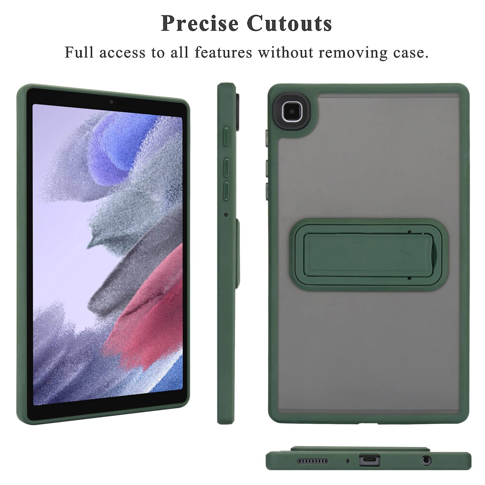 Precise Cutouts  
Full access to all features without removing case.