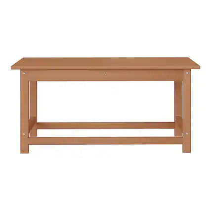 Front. WestinTrends - WestinTrends Malibu 35" length outdoor Coffee table for Adirondack chair - Teak.
