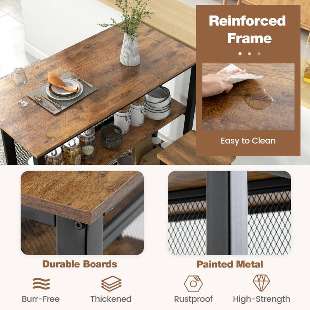 Reinforced Frame  
Easy to Clean  
Durable Boards  
Burr-Free  
Thickened  
Painted Metal  
Rustproof  
High-Strength