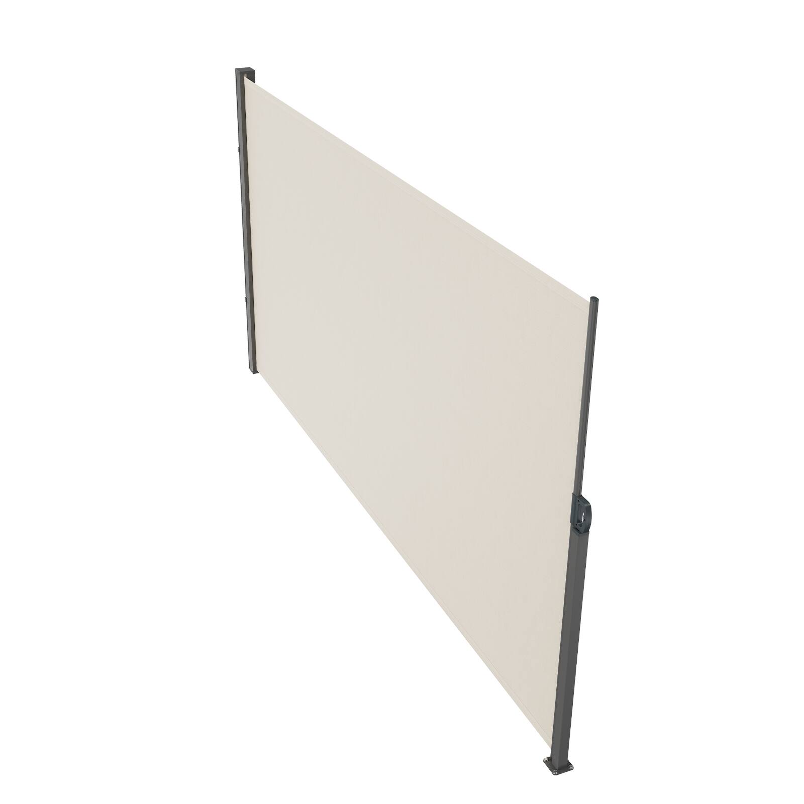 Alt View 5. VEVOR - Retractable Side Awning, 71''x 138'' Outdoor Privacy Screen, 180g Polyester Water-proof Retractable Patio Screen - Beige.