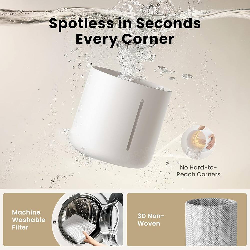 Spotless in Seconds Every Corner

No Hard-to-Reach Corners

Machine Washable Filter

3D Non-Woven