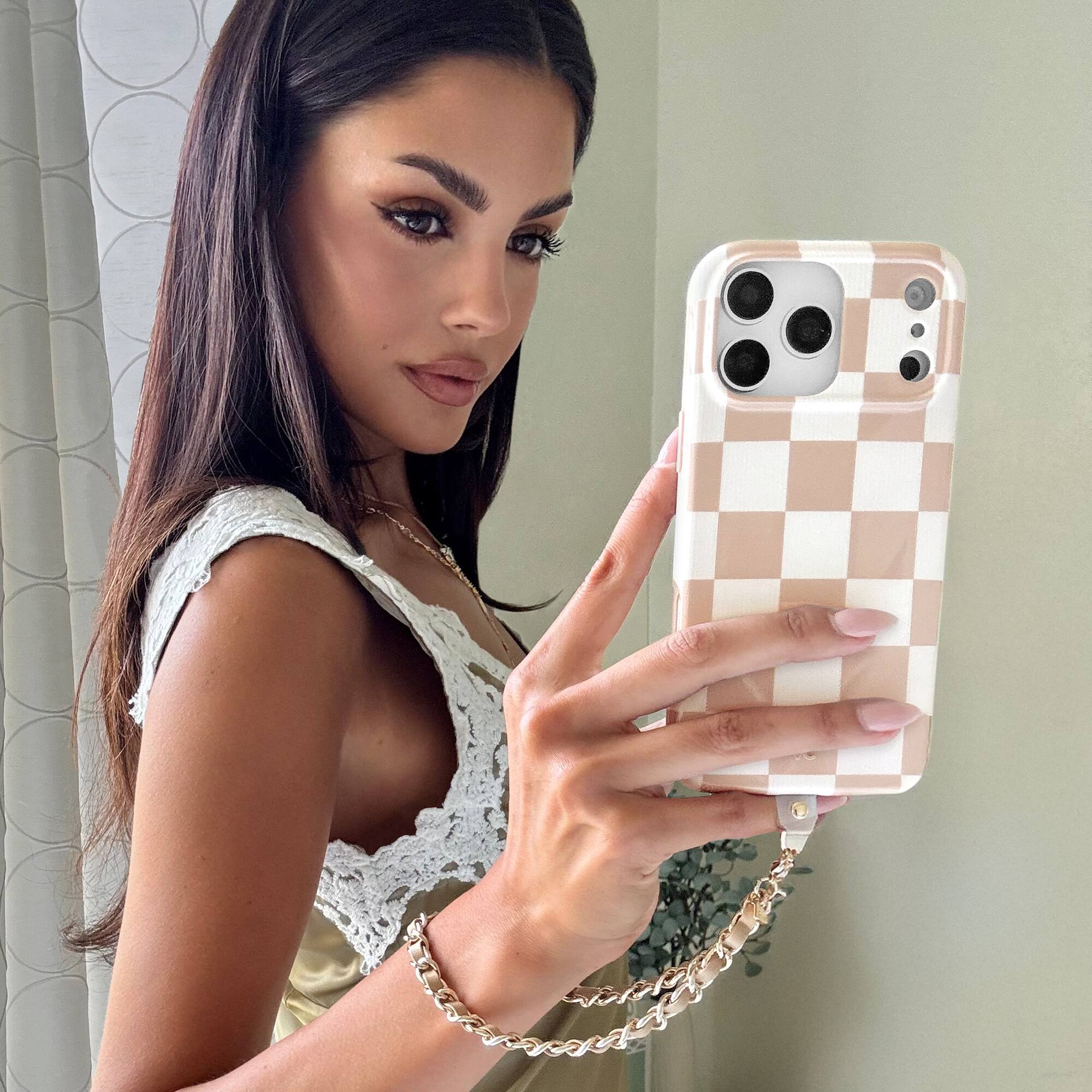 Alt View 5. VELVET CAVIAR - MagSafe Case for Apple iPhone 17 Pro - Nude Vibe Checker.