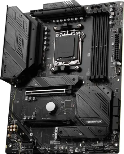 MSI - MAG B650 Tomahawk WIFI (Socket AM5) AMD B650 ATX DDR5 Wi-Fi 6E Motherboard - Black