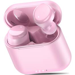 TOZO - T6 Wireless Earbuds, Bluetooth 5.3, Stereo Sound, 50H Playtime, Wireless Charging, Custom EQs, IPX8 - Rose Gold