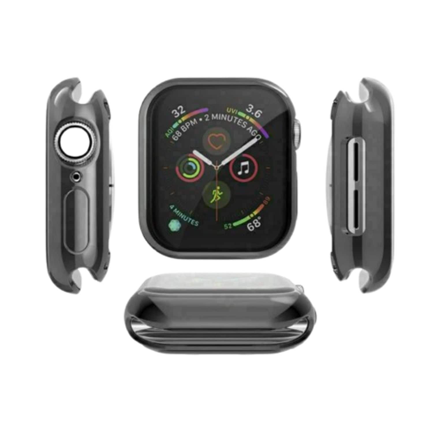 Home Collection - 41mm Case Protector Full Cover for Apple Watch - Black