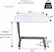 Alt View Zoom 16. Carex - Overbed Table And Rolling Bedside Hospital Table - White/Gray.