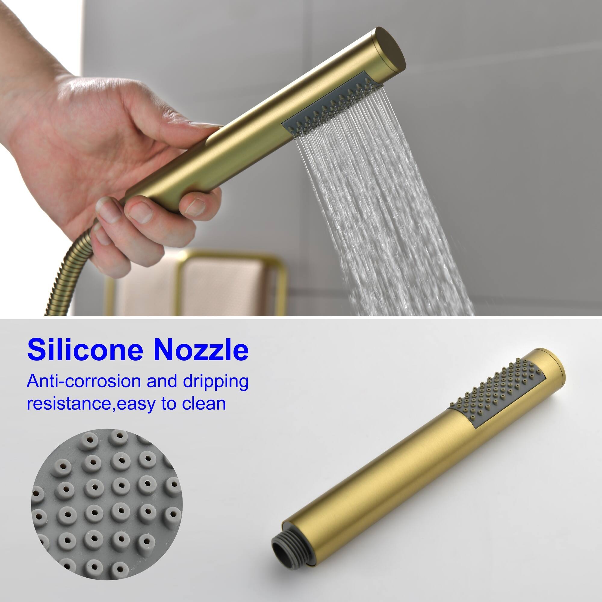 Silicone Nozzle  
Anti-corrosion and dripping resistance, easy to clean