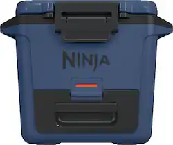 Ninja - FrostVault 30qt Hard Cooler with Dry Zone - Lakeshore Blue - Front_Zoom