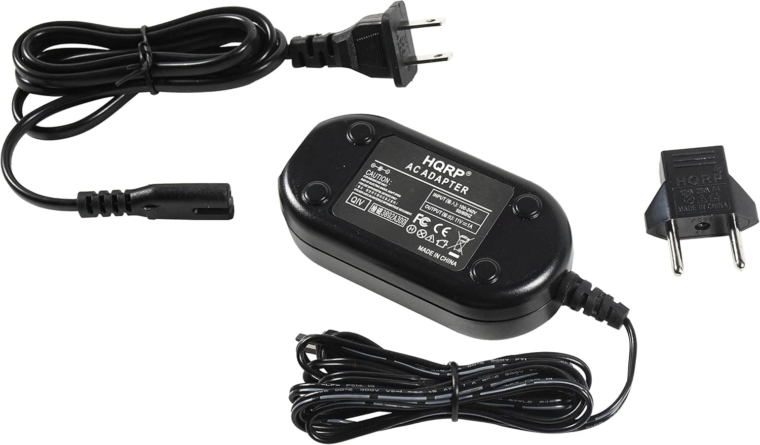 HQRP - AC Adapter Charger for JVC Everio GZ-MG130 GZ-MG130U GZ-MG155 GZ-MG155U GZ-MG255 GZ-MG255U GZ-MG330 Camcorder