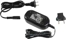 HQRP - AC Adapter Charger for JVC Everio GZ-MG130 GZ-MG130U GZ-MG155 GZ-MG155U GZ-MG255 GZ-MG255U GZ-MG330 Camcorder