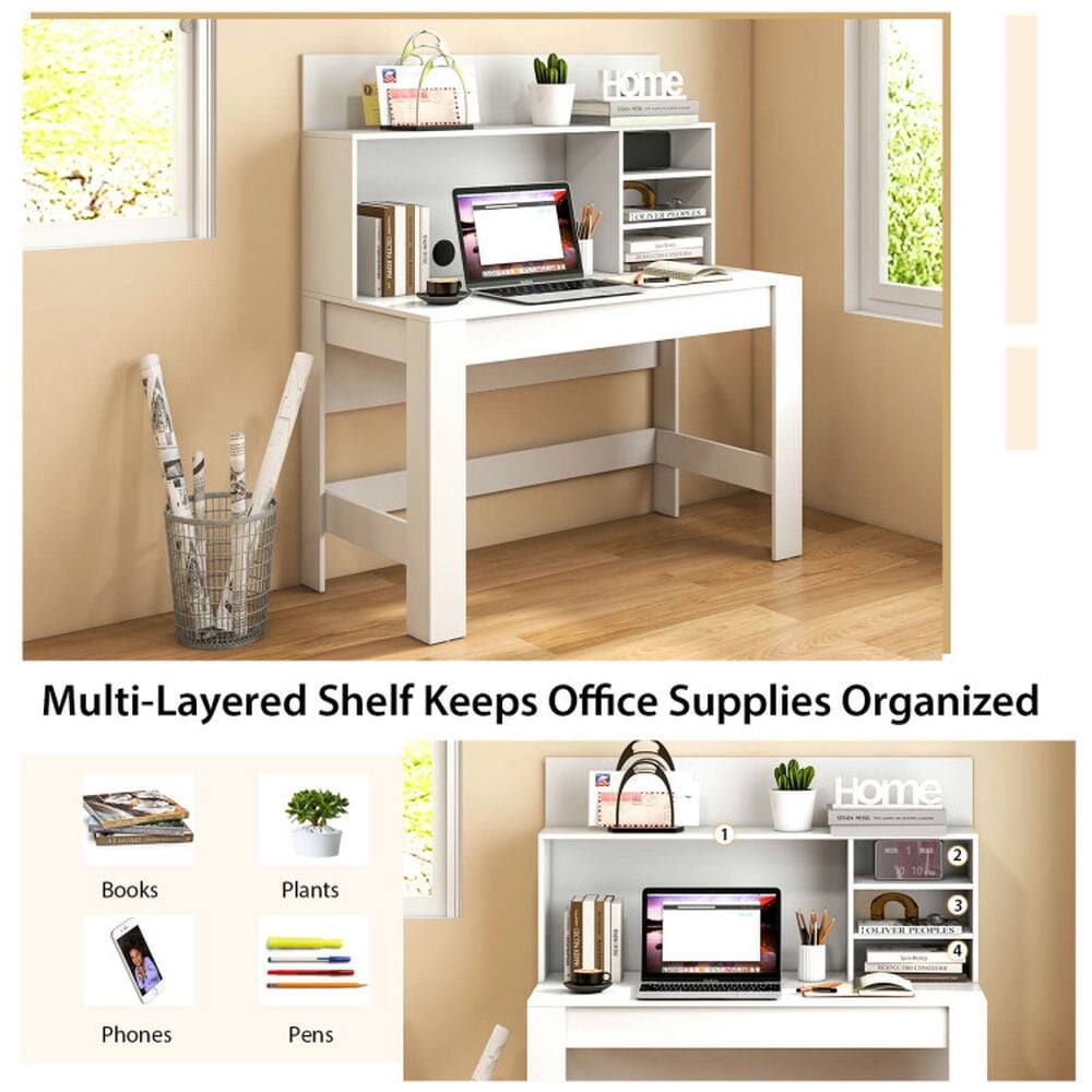 Multi-Layered Shelf Keeps Office Supplies Organized

Home

1. Books
2. Plants
3. Phones
4. Pens