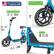 LOCAL USA AFTER SALES OFFICE
AZ
3 YEAR MANUFACTURER'S WARRANTY
DIMENSIONS
- 22.75" WIDE
- 35"-41" TALL
- 45.5" LONG
PNEUMATIC TIRE CIRCUMFERENCE
- 12"
DECK
- 18" X 7.75"