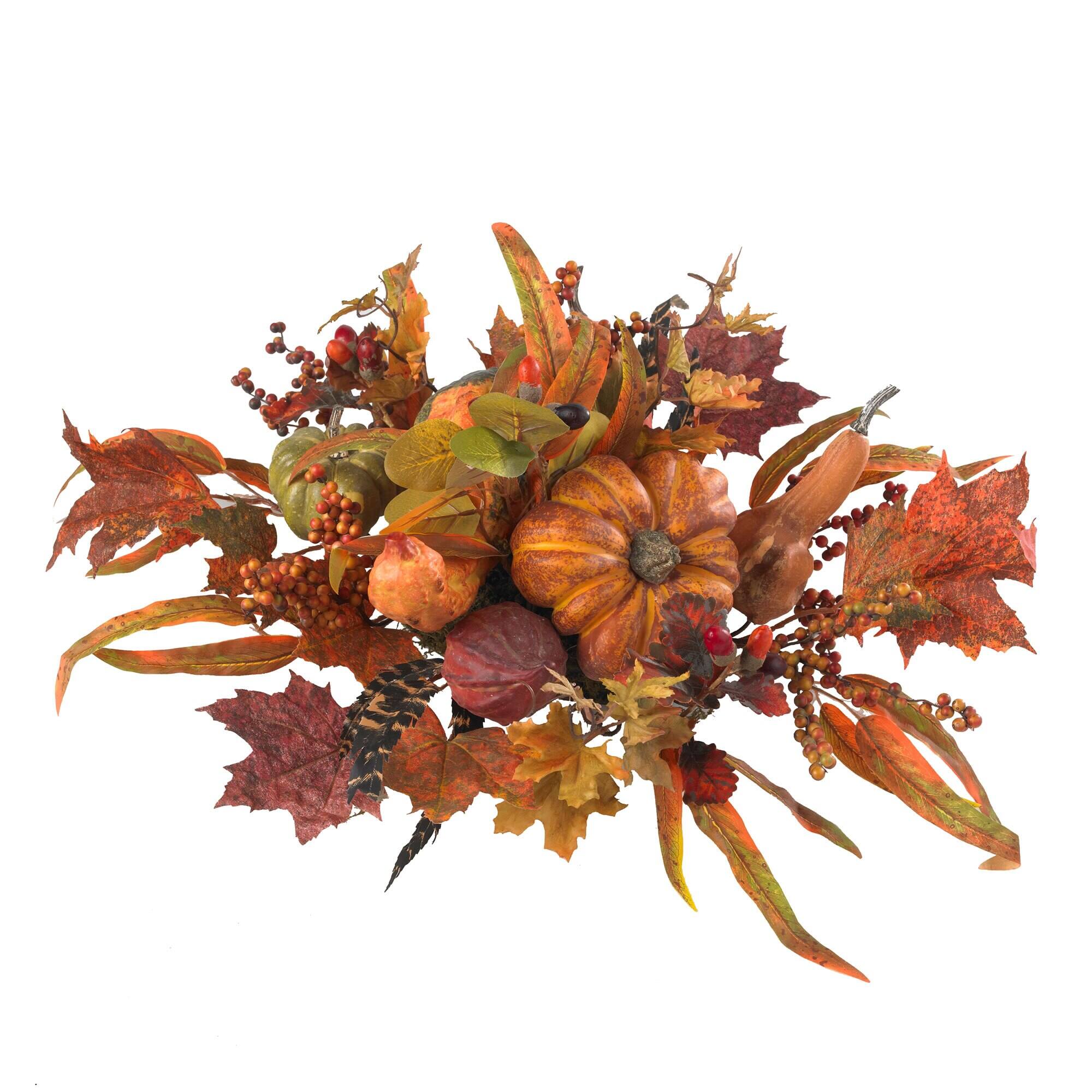 Angle. BreeBe - 10" Harvest Centerpiece - NA.