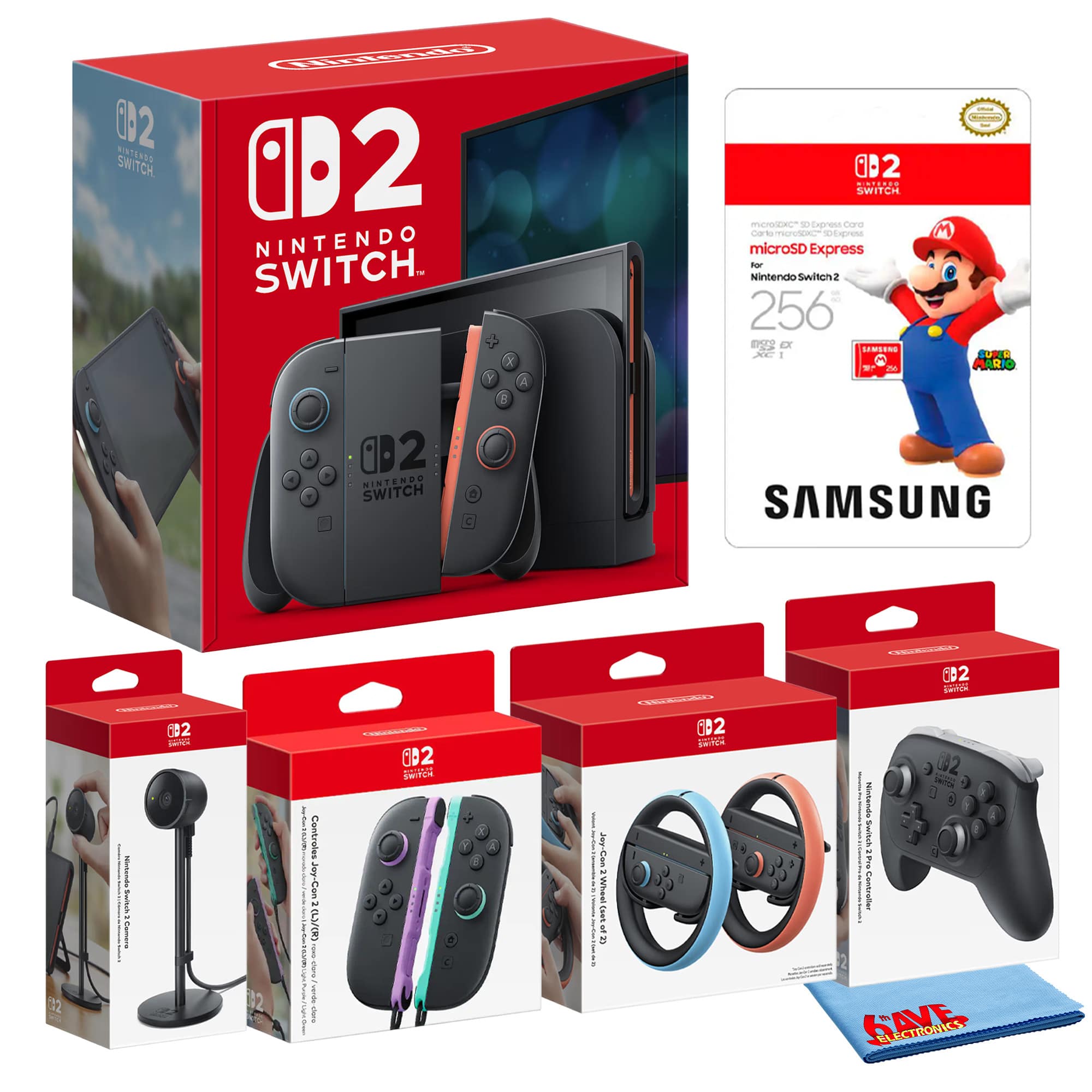 Bundle Switch 2 Pokémon Z A 256GB Pro Controller Camera BEEAJABAB