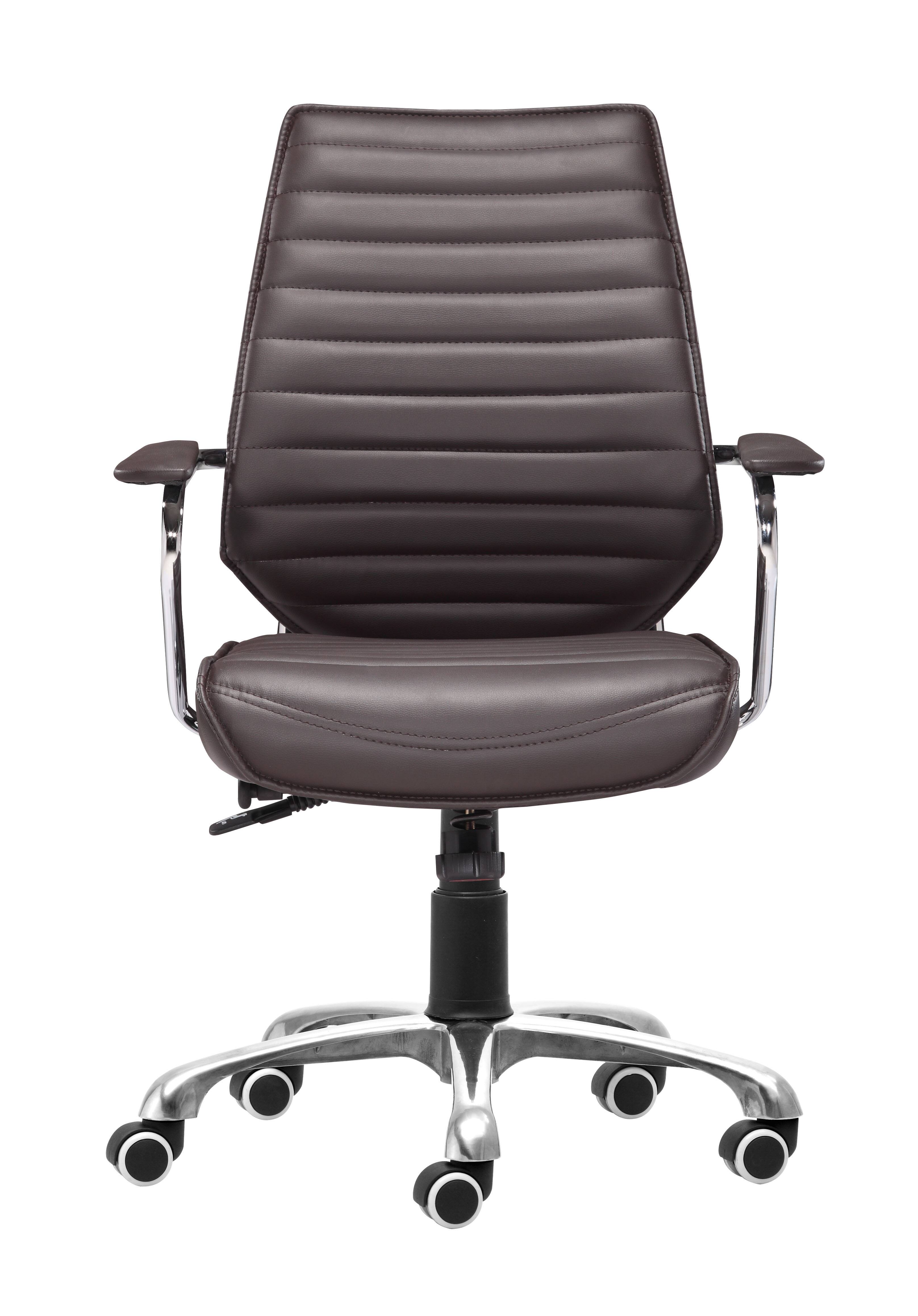 Alt View 1. Hivvago - Enterprise Low Back Office Chair Espresso - Espresso.