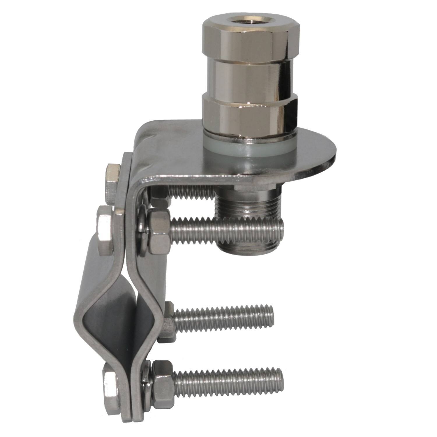 Alt View 2. Browning - Browning Br-mm-18 Mirror-mount Kit For Cb Antenna With 18-foot Coaxial Cable And Preinstalled Uhf Pl-259 Connectors - Black.