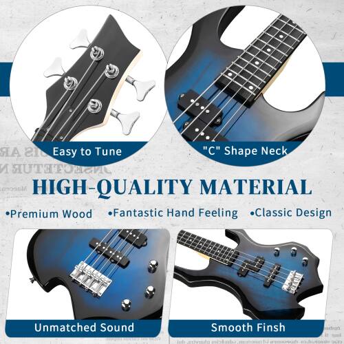 Easy to Tune "C" Shape Neck

HIGH-QUALITY MATERIAL
- Premium Wood
- Fantastic Hand Feeling
- Classic Design

Unmatched Sound

Smooth Finish