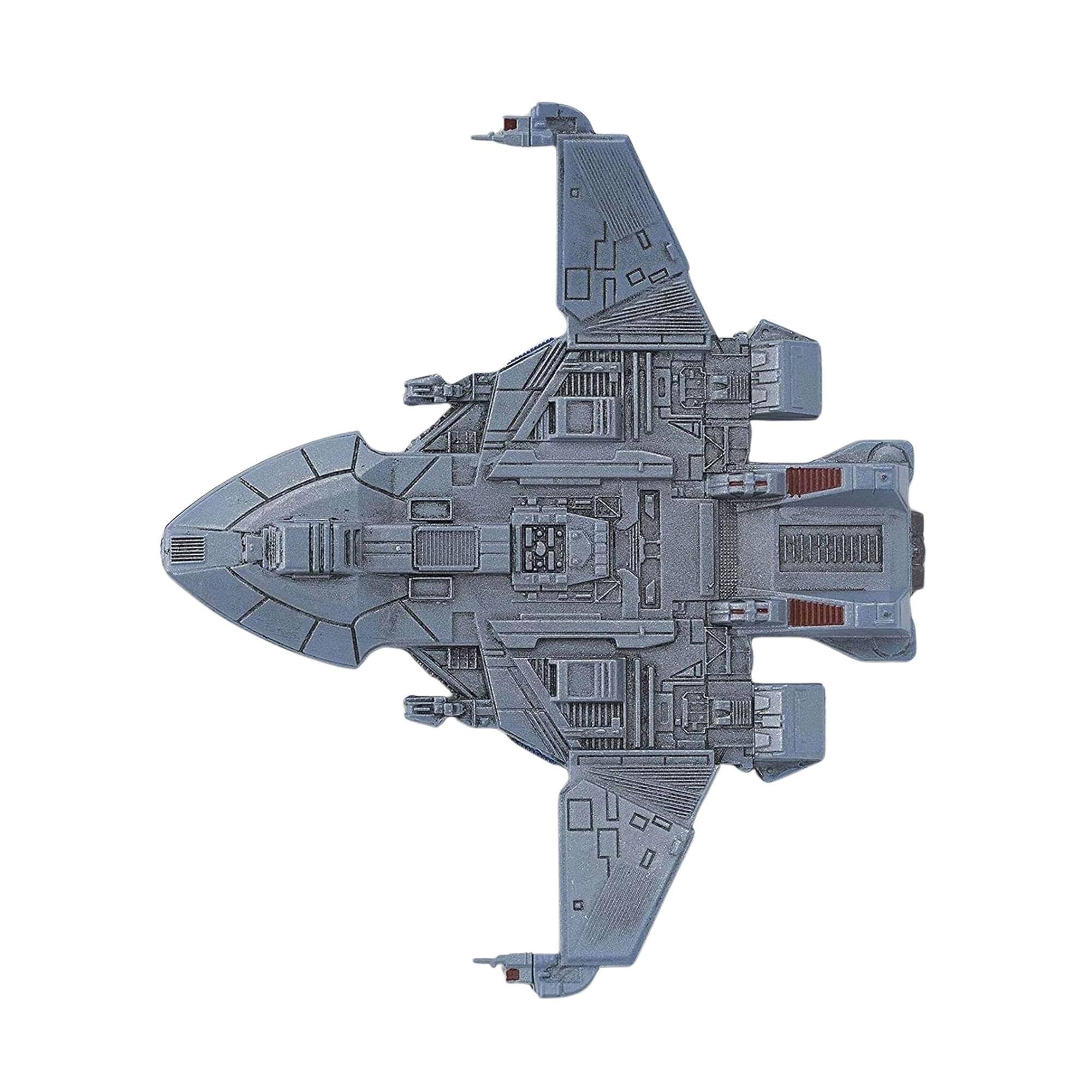 Alt View 5. Eaglemoss - Eaglemoss Star Trek Starship Replica | Maquis Fighter - Grey.