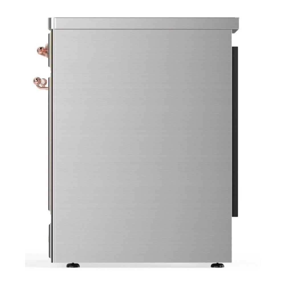 Alt View 7. ILVE - ILVE Majestic II Series  30 in. Induction Range with 4 Induction Elements (Copper Trim) - Stainless Steel.