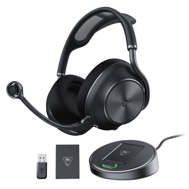 Turtle Beach - Stealth Pro II Multiplatform Wireless Over-Ear Gaming Headset for XBOX Series X|S, XBOX One, PS5, PS4, Windows, & Mobile - Black