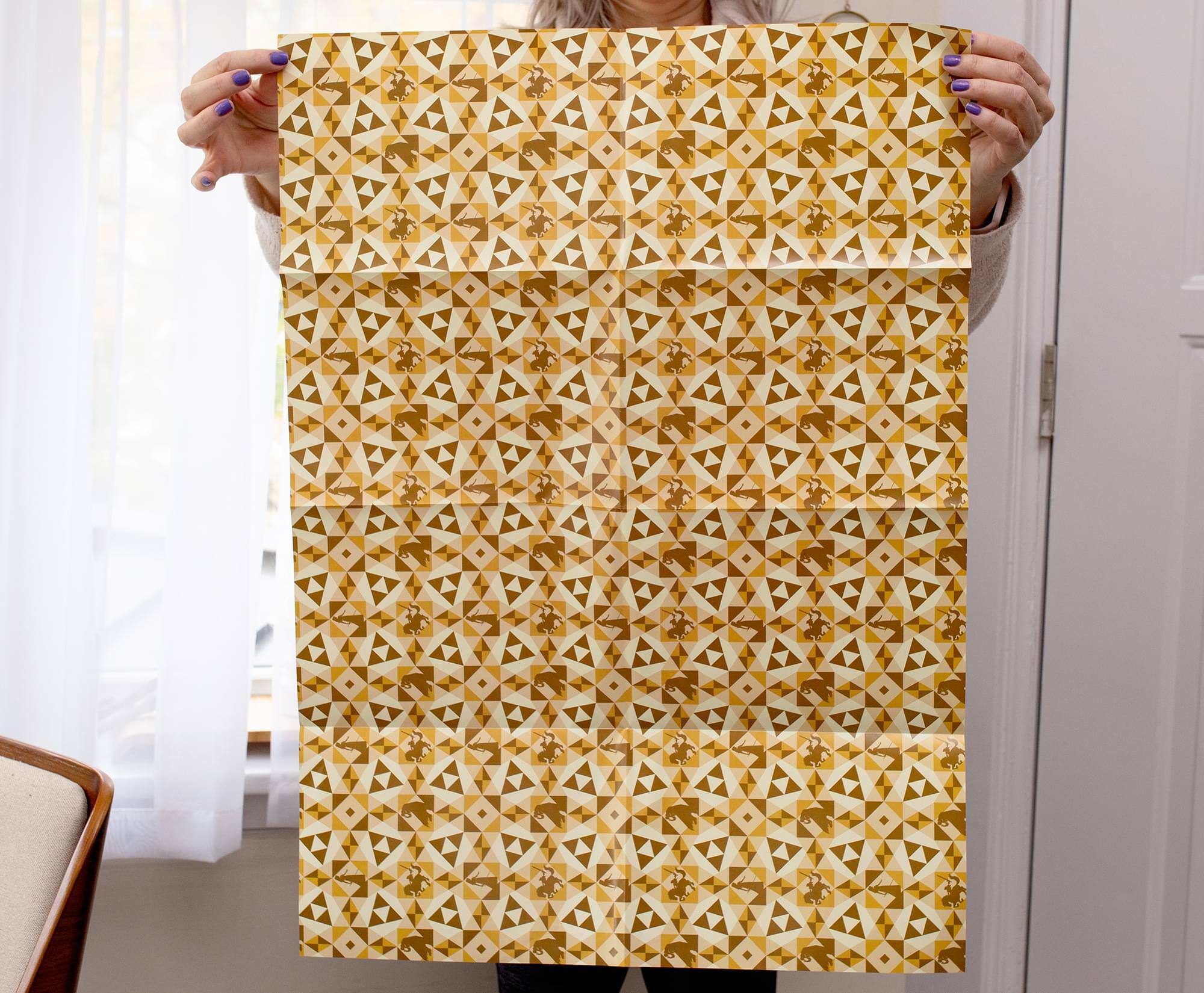 Alt View 5. Halo - The Legend of Zelda 9-Piece Wrapping Paper Kit - Green.