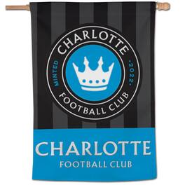 WinCraft - Charlotte FC Two-Sided 28" x 40" Applique Banner - Multicolor