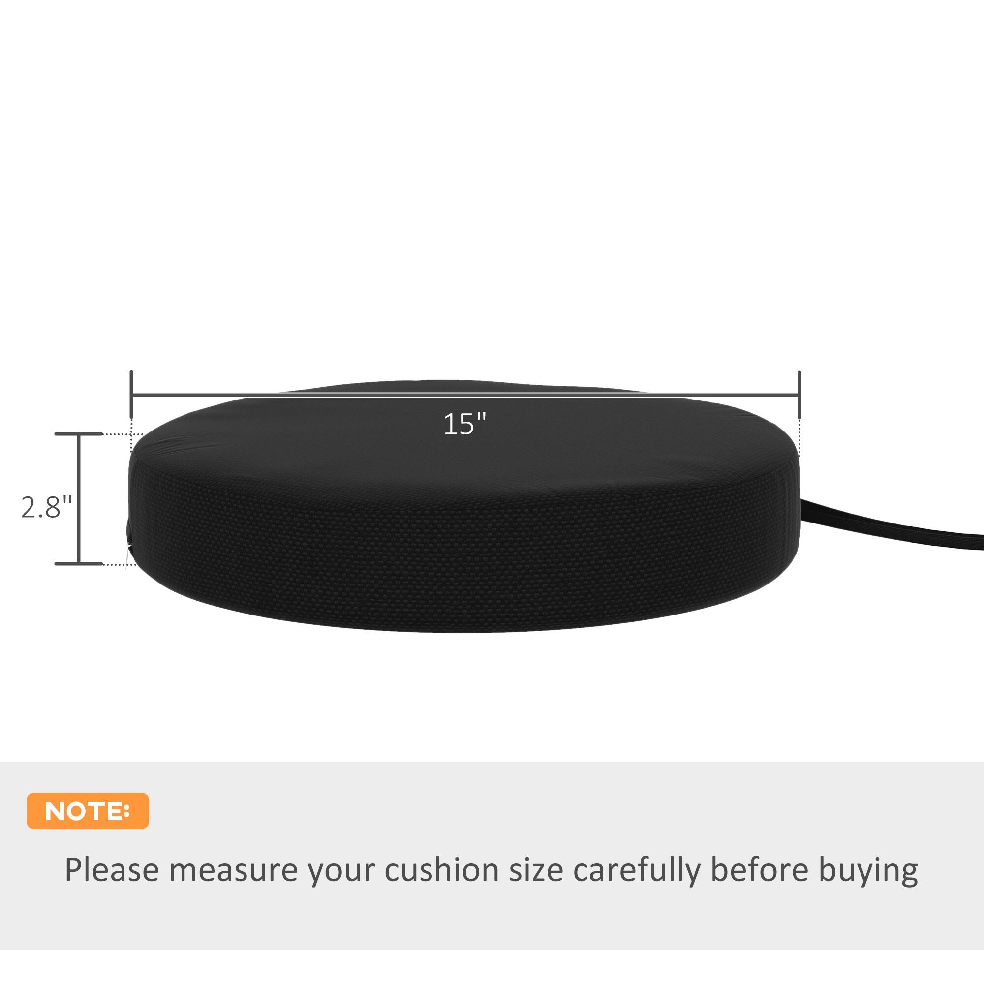15" 2.8" NOTE: Please measure your cushion size carefully before buying